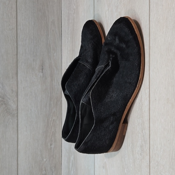 1.State Anthropologie Women Fiore Fur Loafer Slip on shoes sz 8.5M - Picture 1 of 15